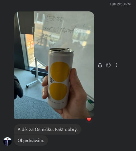 Osmička na akci Sklizeň