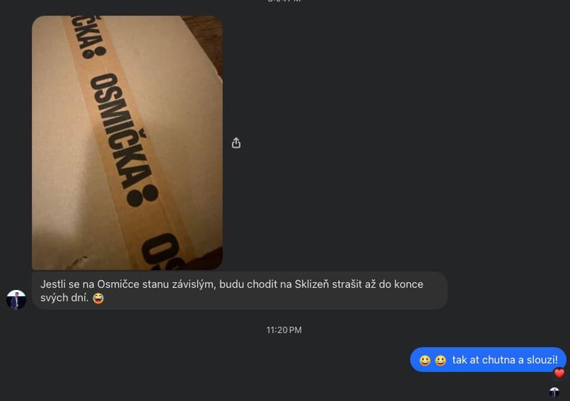 Osmička na akci Sklizeň